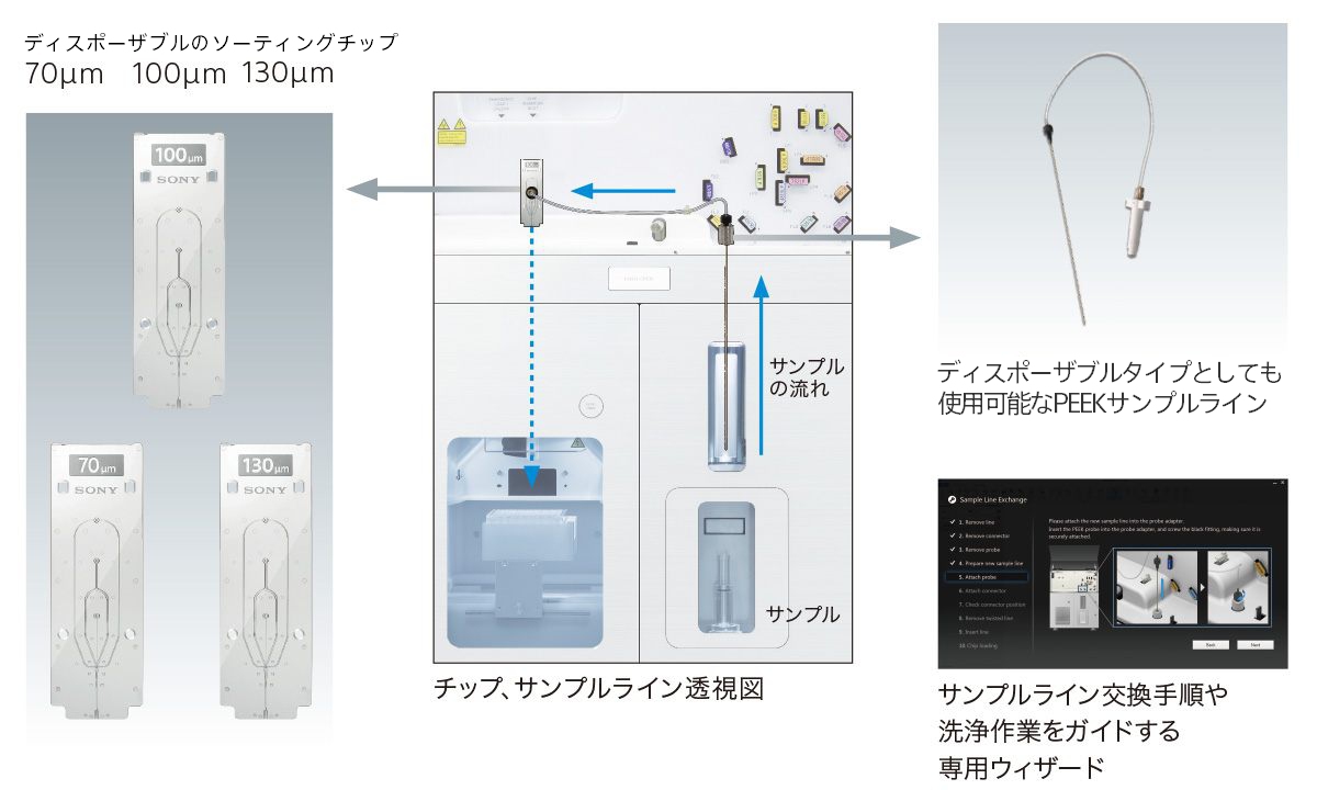 セルソーティングチップ写真
