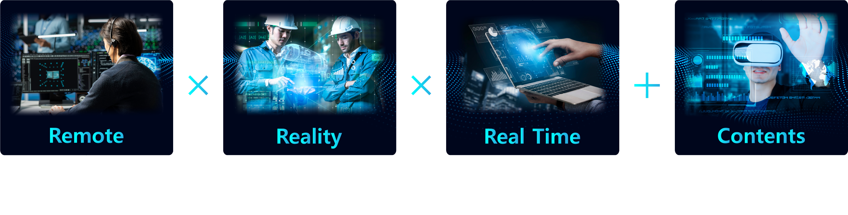 [Remote]距離を超えて”つながる” x [Reality]現実を超えて”体験する” x [Real Time]時間を超えて”わかる” x [Contents]領域を超えて”創る”