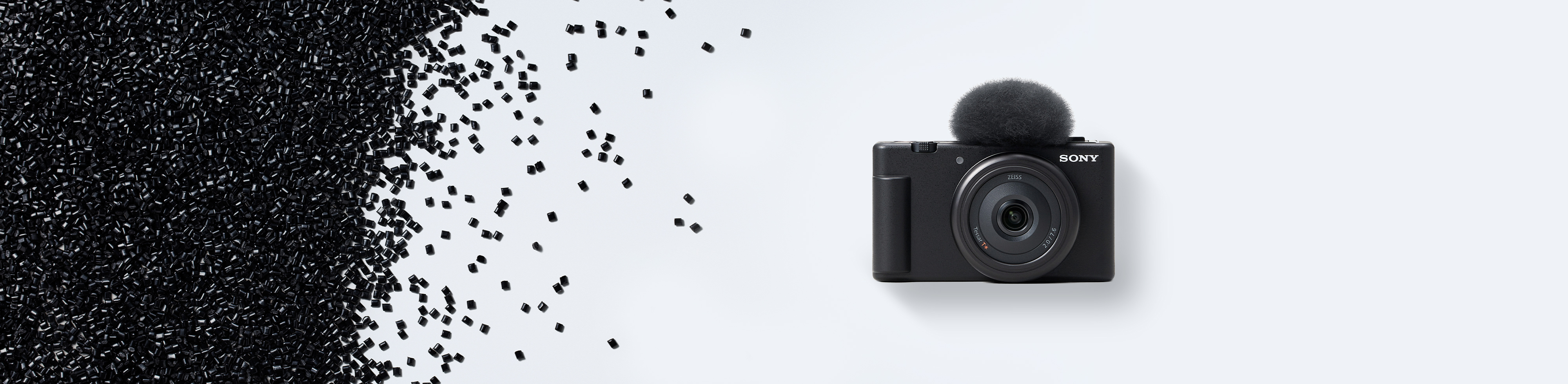 ZV-1Fに使用した再生樹脂（SORPLAS）のイメージ