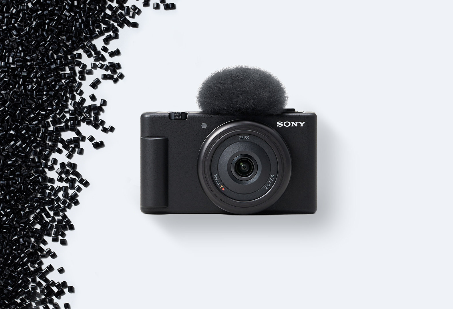 ZV-1Fに使用した再生樹脂（SORPLAS）のイメージ