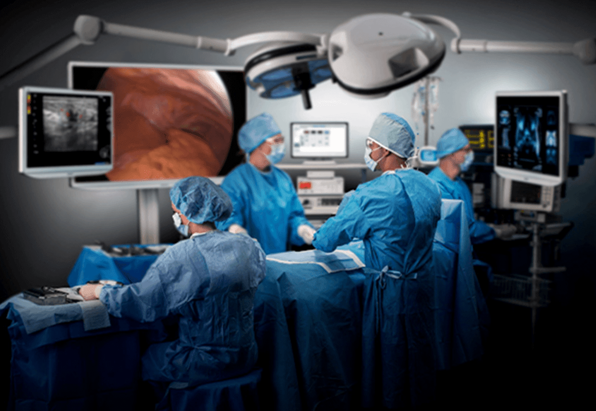 イメージ：ソニーの先進技術を活かし、医療の現場を支える